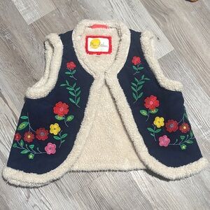 Mini Boden floral vest
